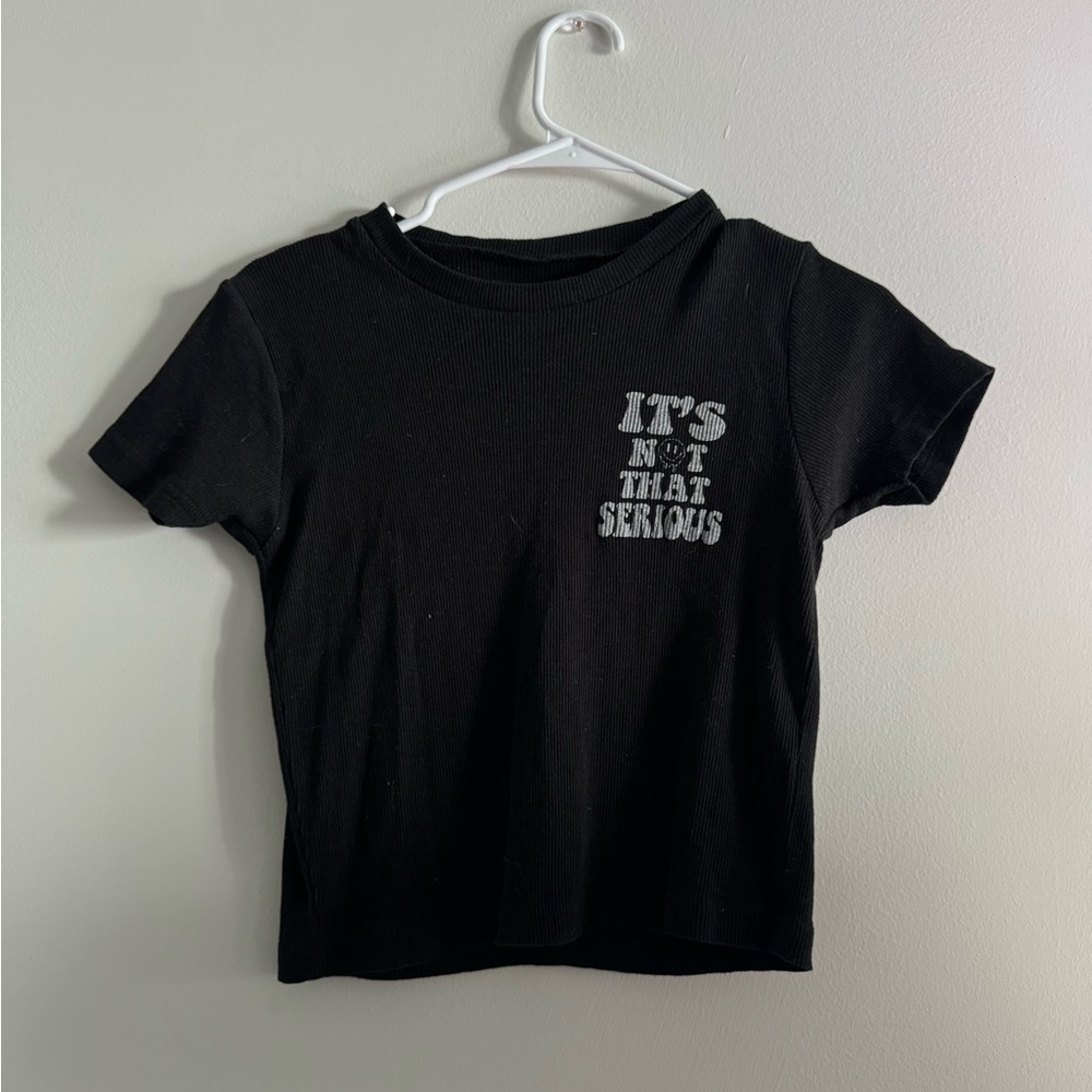 black crop top